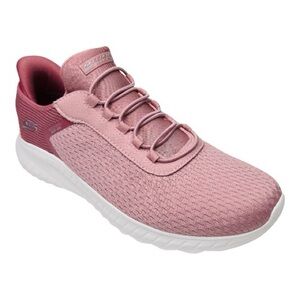 Skechers Women’s Hands Free Slip-Ins Blush Pink Sport Squad Chaos Sneakers Shoes